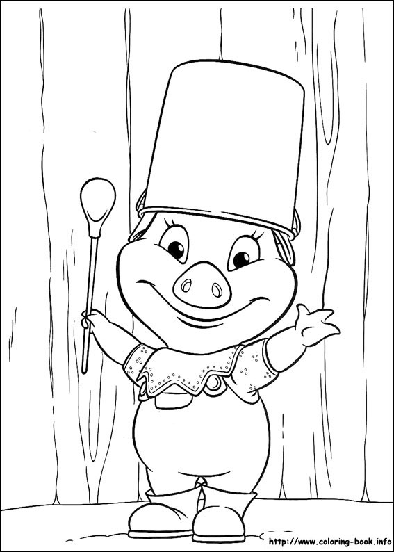 Jakers, Piggley Winks coloring picture