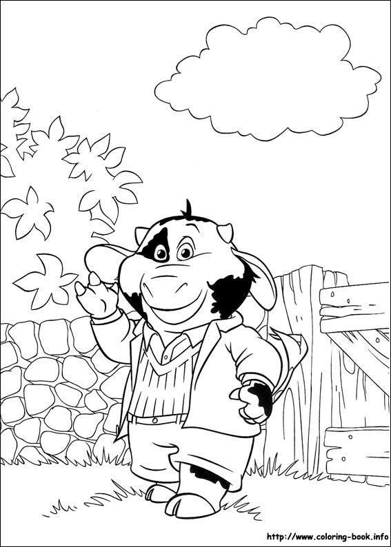 Jakers, Piggley Winks coloring picture