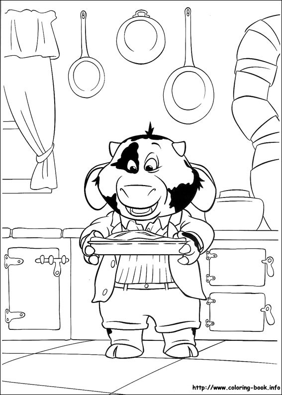 Jakers, Piggley Winks coloring picture