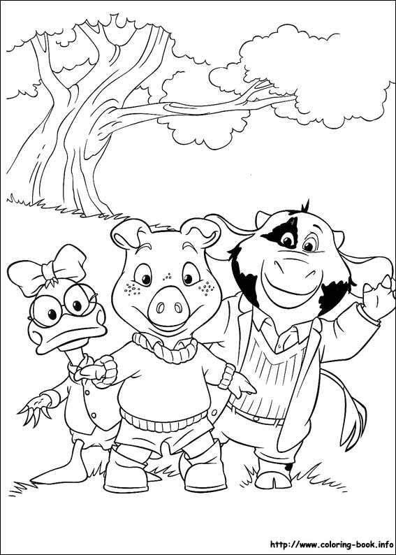 Jakers, Piggley Winks coloring picture