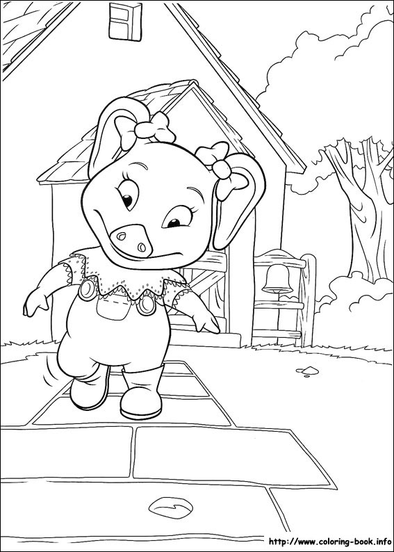 Jakers, Piggley Winks coloring picture