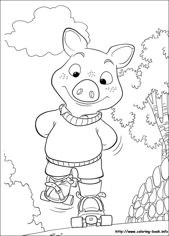 Jakers, Piggley Winks coloring picture