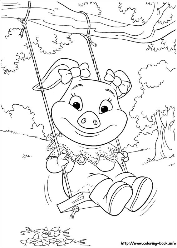 Jakers, Piggley Winks coloring picture