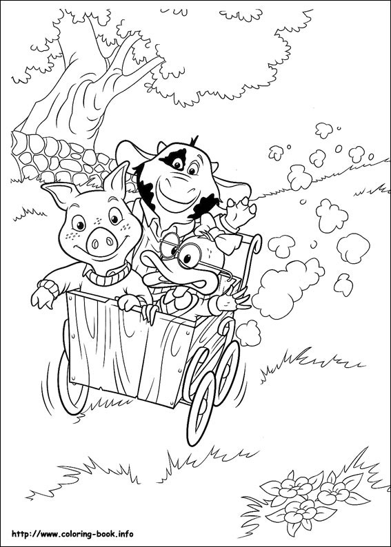 Jakers, Piggley Winks coloring picture