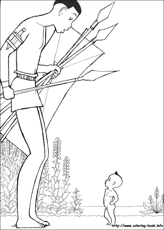 Kirikou coloring picture