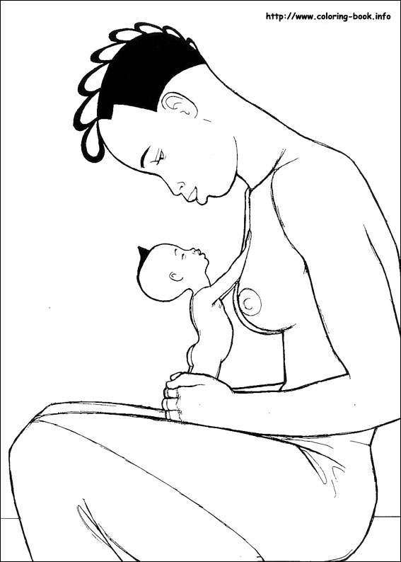 Kirikou coloring picture