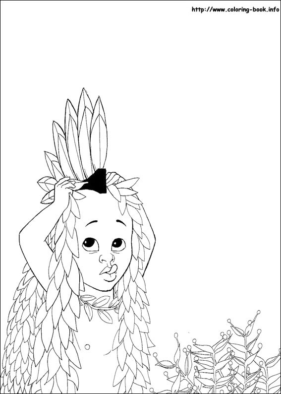 Kirikou coloring picture