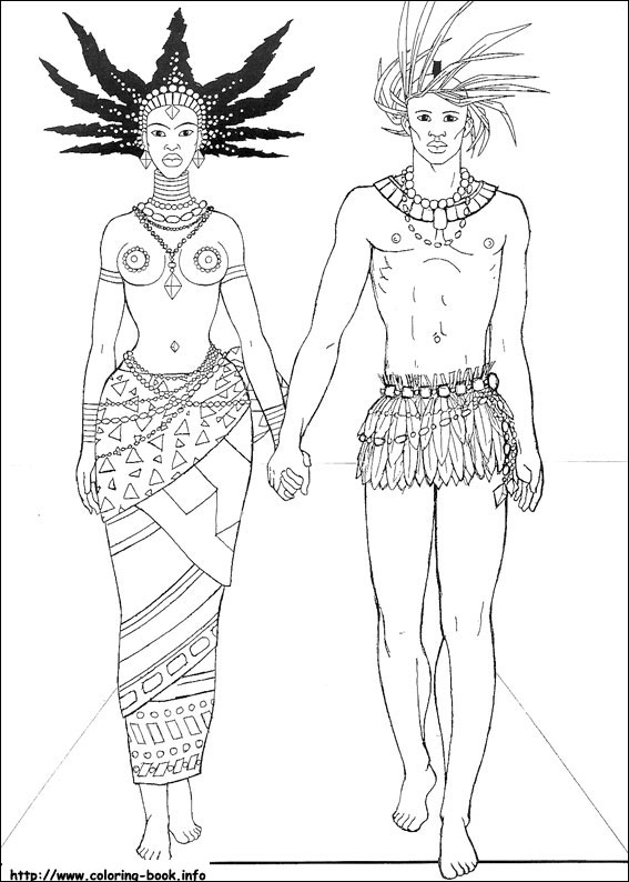 Kirikou coloring picture