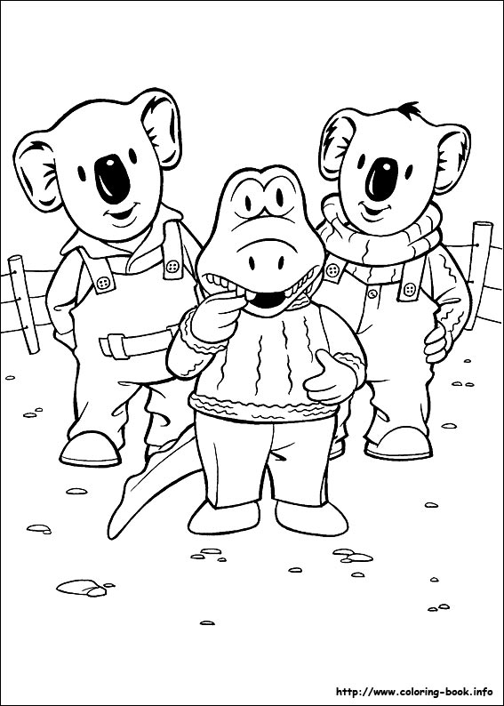 Koala Brothers coloring picture