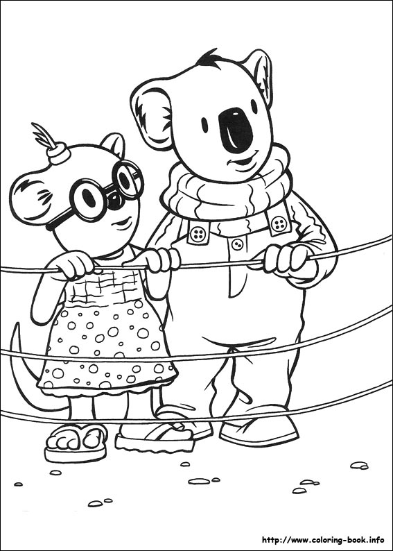 Koala Brothers coloring picture