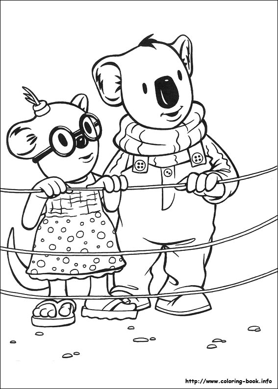 Koala Brothers coloring picture