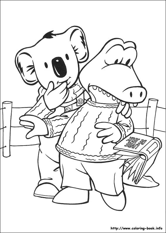 Koala Brothers coloring picture