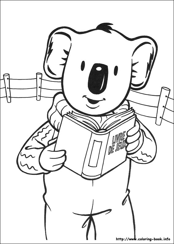 Koala Brothers coloring picture