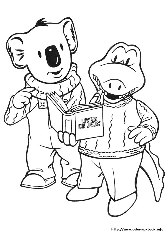 Koala Brothers coloring picture