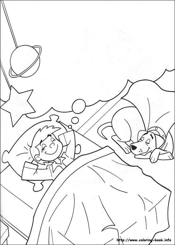 Krypto coloring picture