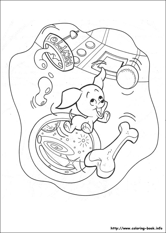 Krypto coloring picture