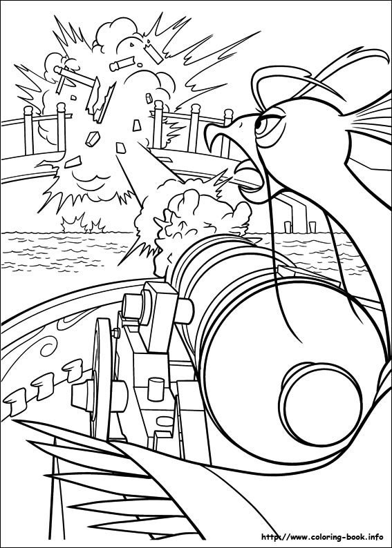 Kung Fu Panda 2 coloring picture