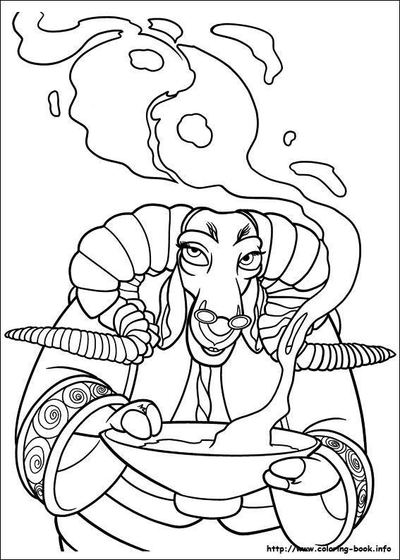 Kung Fu Panda 2 coloring picture