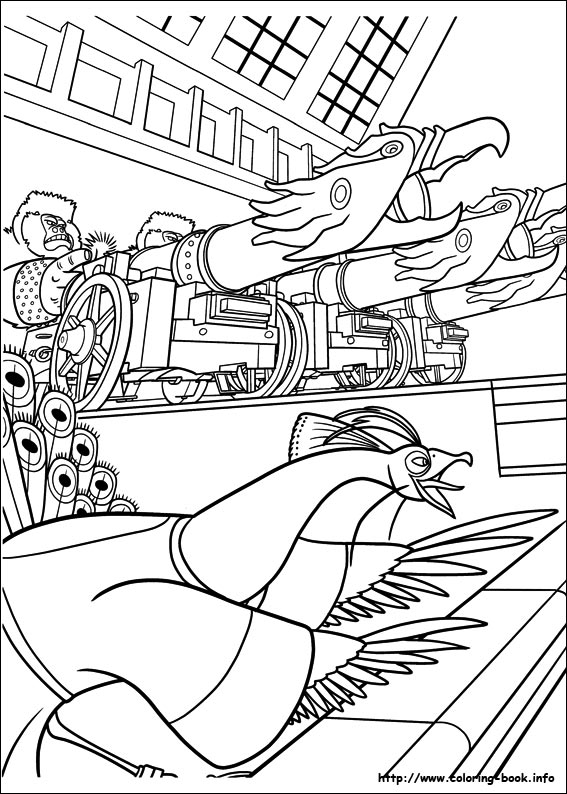 Kung Fu Panda 2 coloring picture