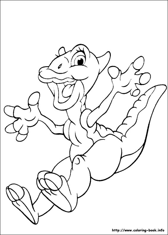 The Land Before Time coloring picture