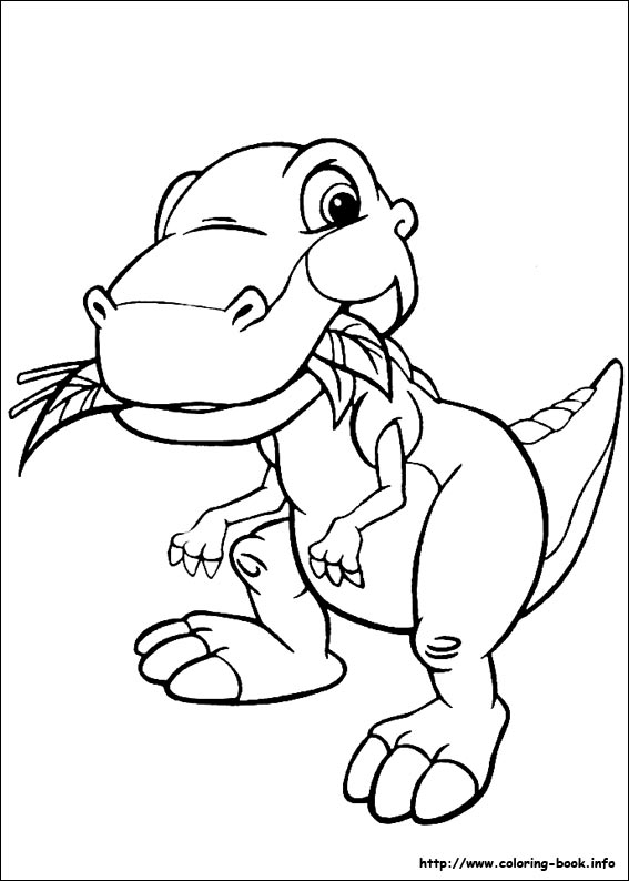 The Land Before Time coloring picture