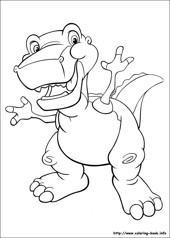 The Land Before Time coloring picture