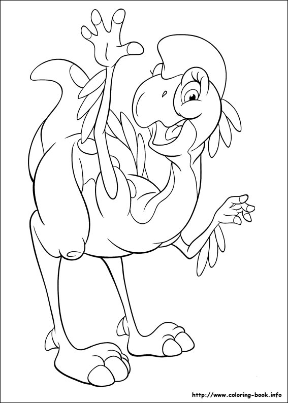 The Land Before Time coloring picture