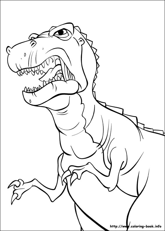 The Land Before Time coloring picture