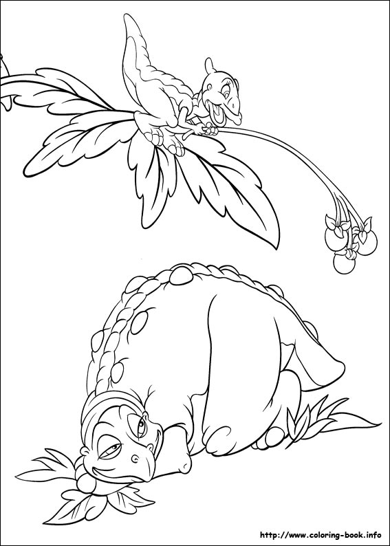 The Land Before Time coloring picture