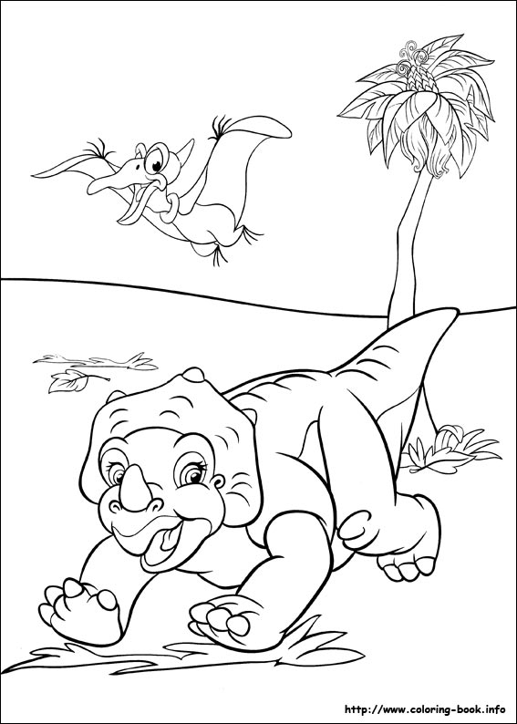 The Land Before Time coloring picture