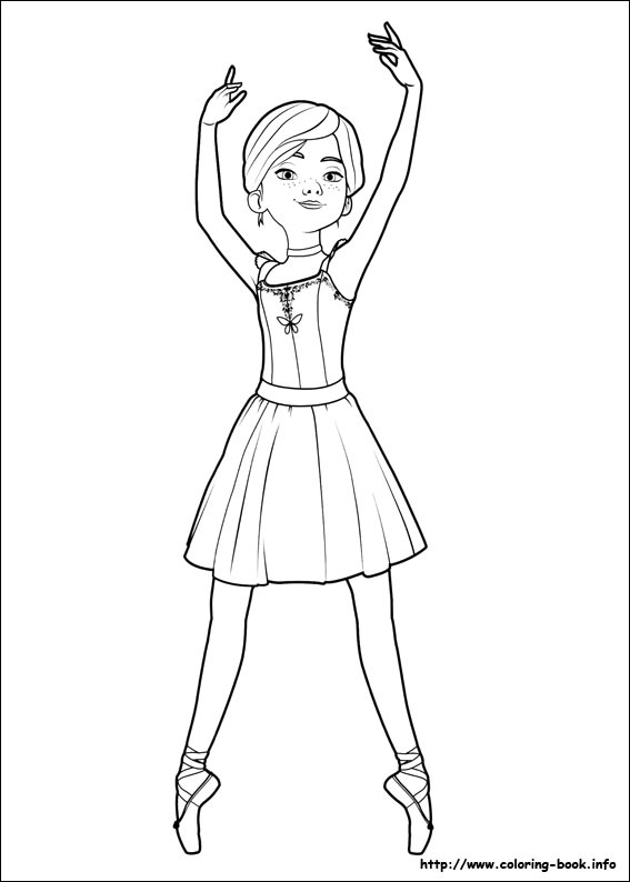 Leap! coloring picture