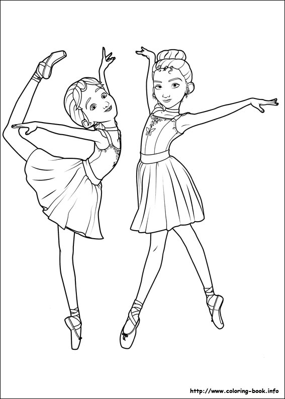 Leap! coloring picture