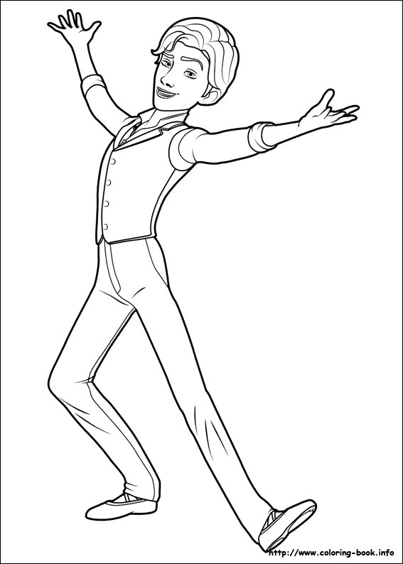 Leap! coloring picture