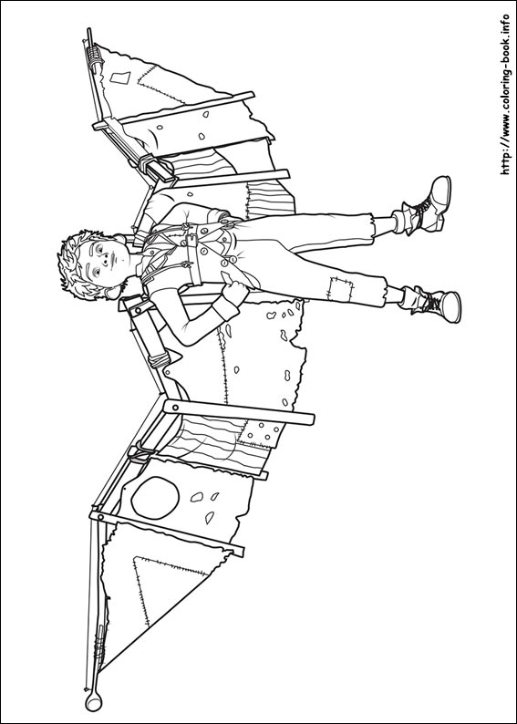 Leap! coloring picture