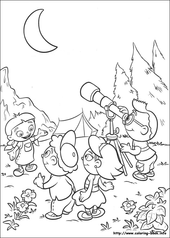 Little Einsteins coloring picture