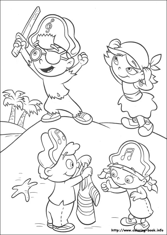 Little Einsteins coloring picture