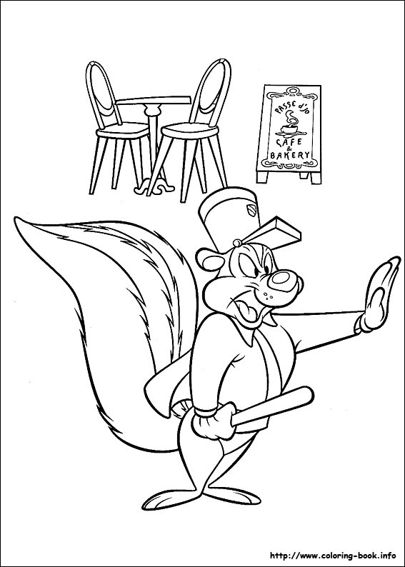 Looney Tunes coloring picture