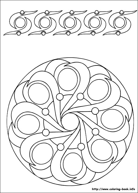 Mandalas coloring picture