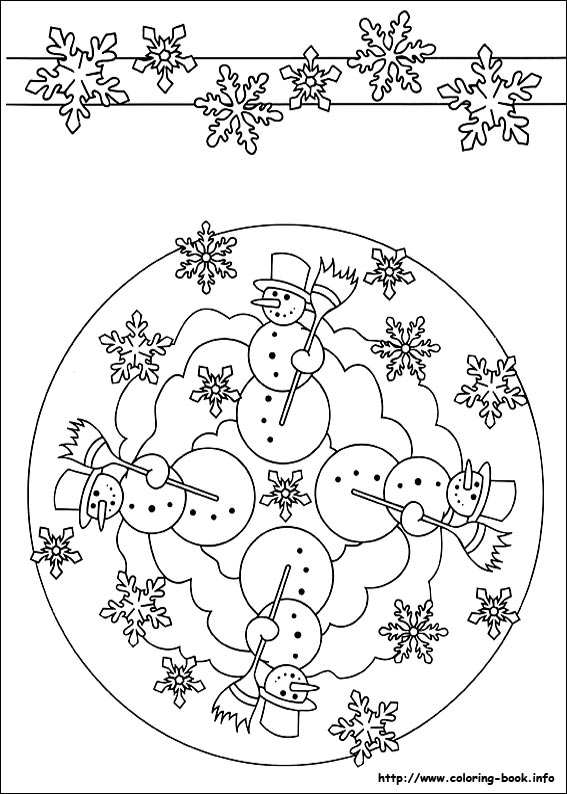 Mandalas coloring picture