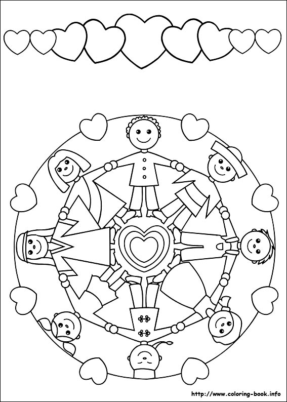 Mandalas coloring picture