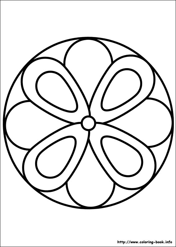 Mandalas coloring picture