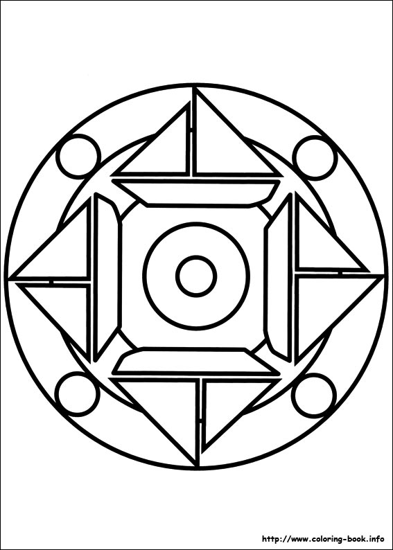 Mandalas coloring picture