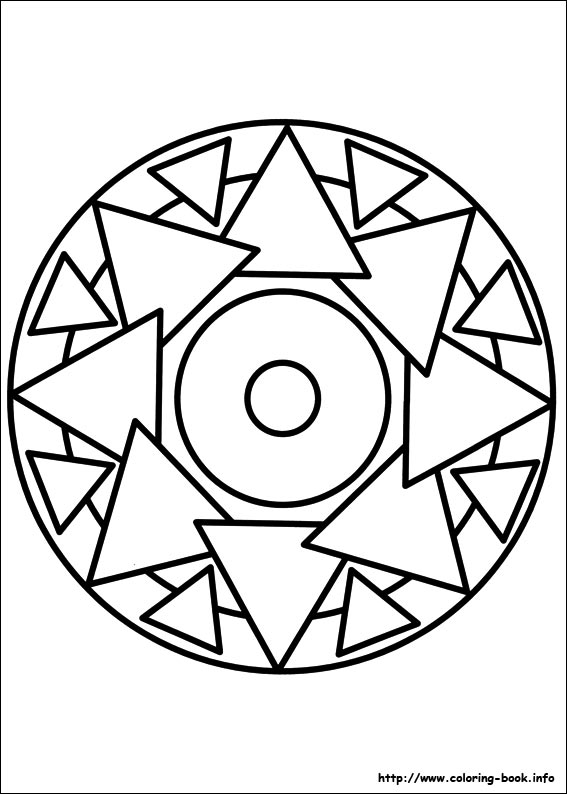 Mandalas coloring picture