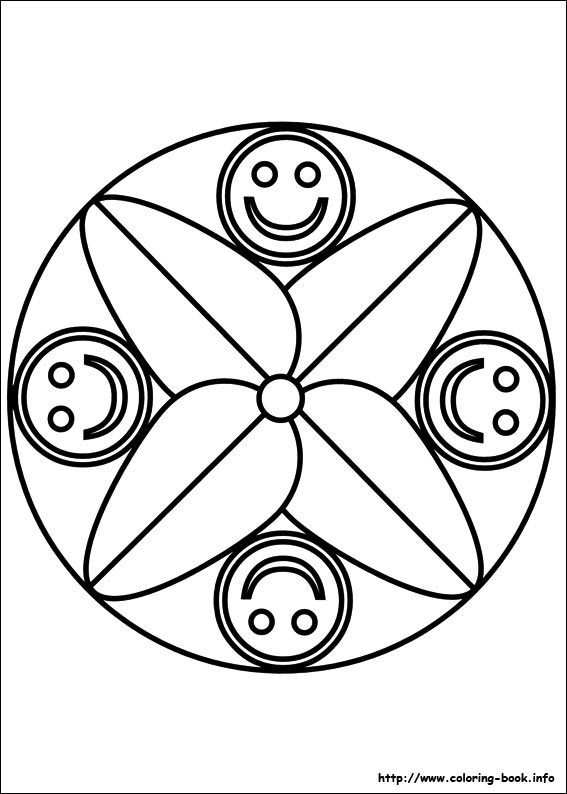 Mandalas coloring picture