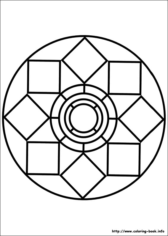 Mandalas coloring picture