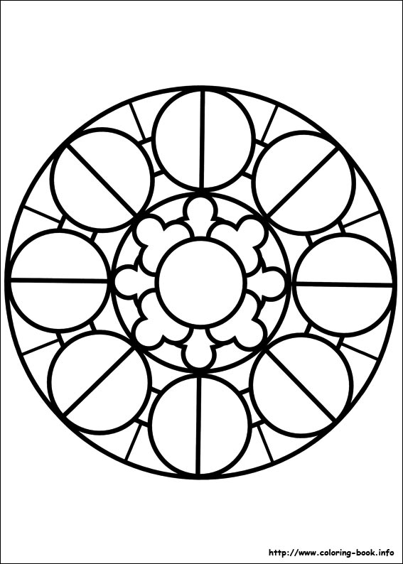 Mandalas coloring picture