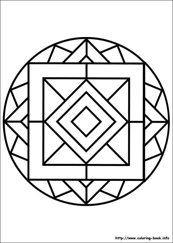 Mandalas coloring picture