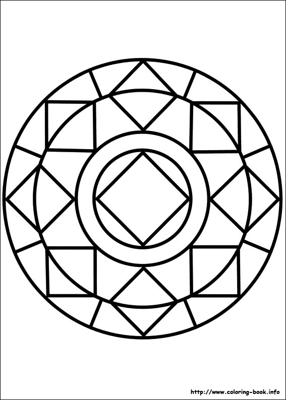 Mandalas coloring picture