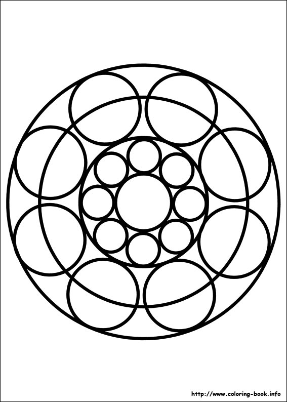 Mandalas coloring picture