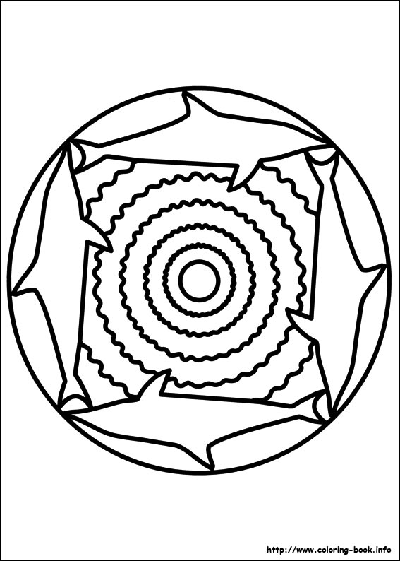 Mandalas coloring picture